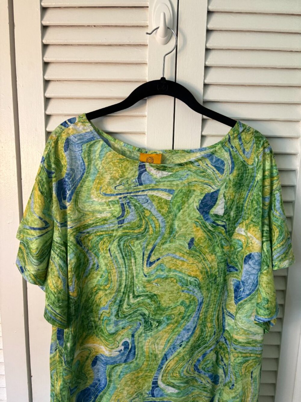 Ruby Rd Summer Green Top - Large - Picture 2 of 8